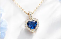 Liontin Hati Safir